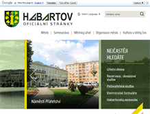 Tablet Screenshot of mestohabartov.cz